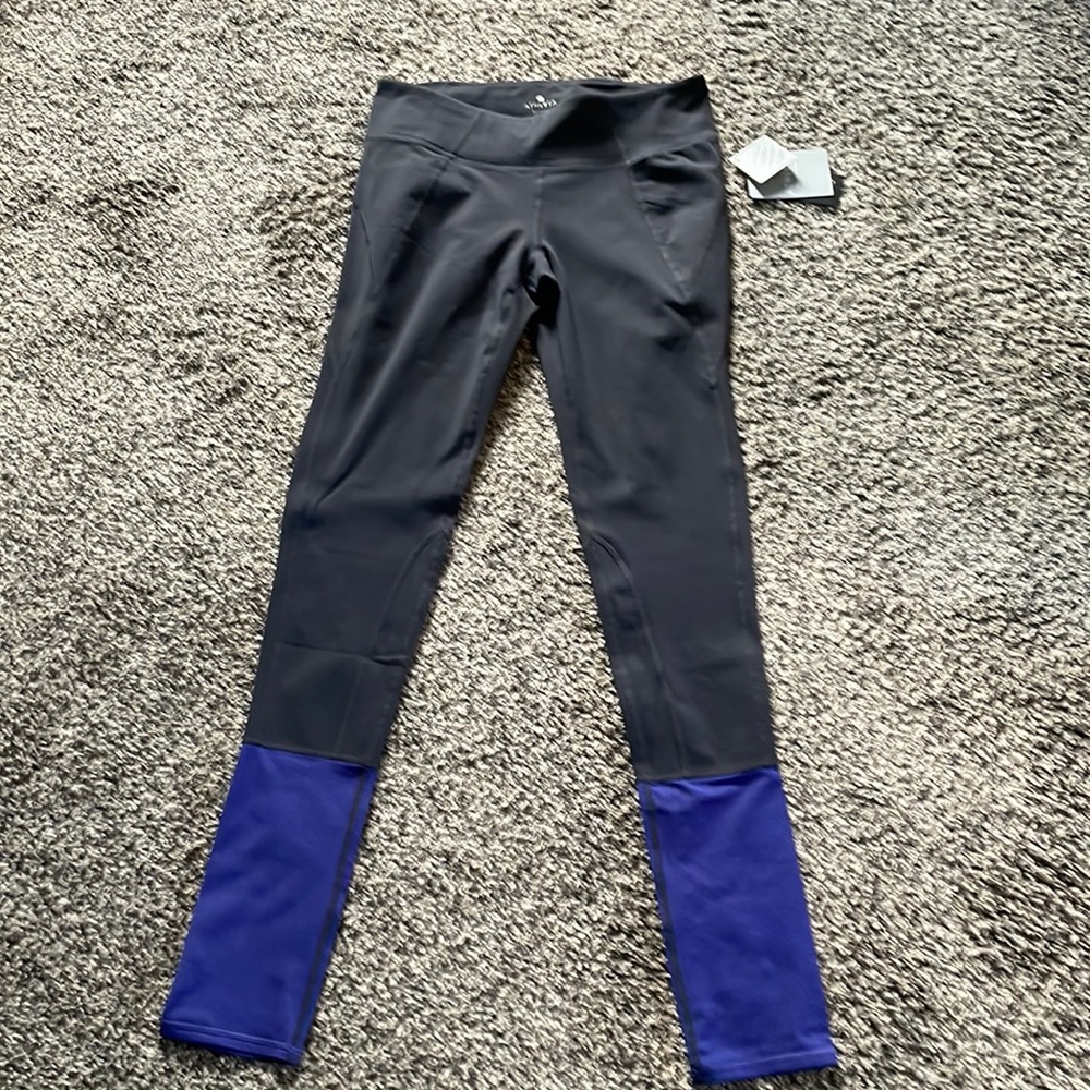 Athleta gray/blue leggings! Great looking pair